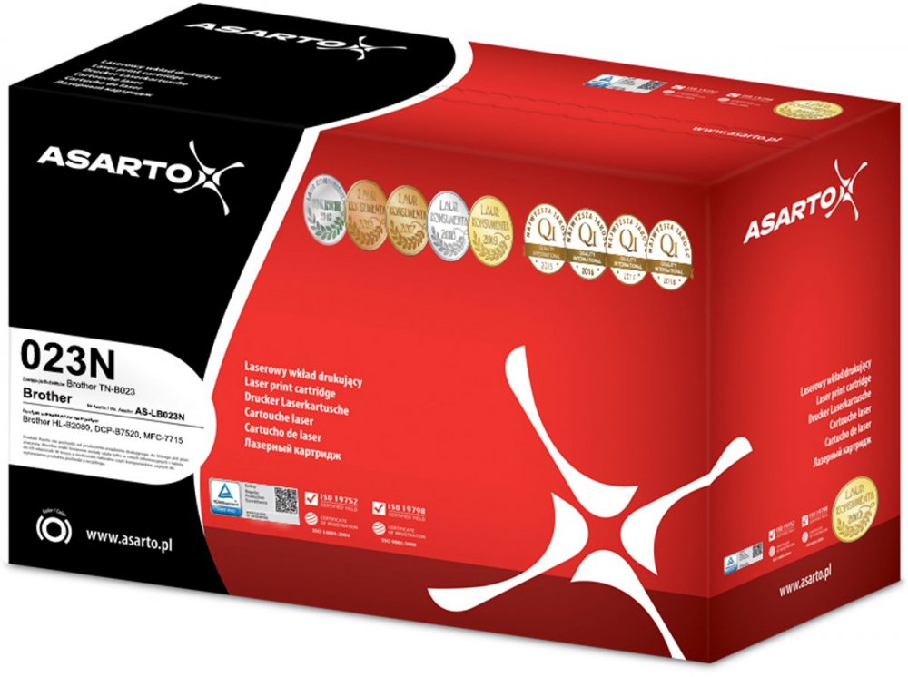 Toner Asarto AS-LB023N (TNB023), 2000 stron, black (czarny)