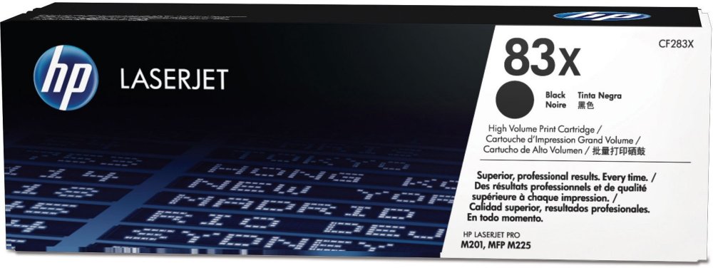 Toner HP 83X (CF283X), 2200 stron, black (czarny)