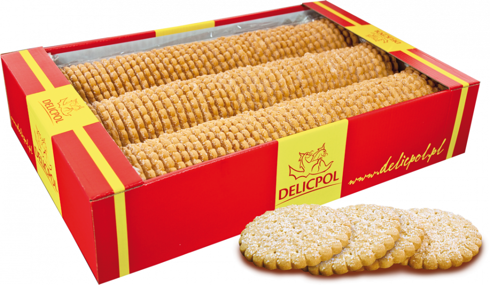 Herbatniki Delicpol, z cukrem, 2.5kg