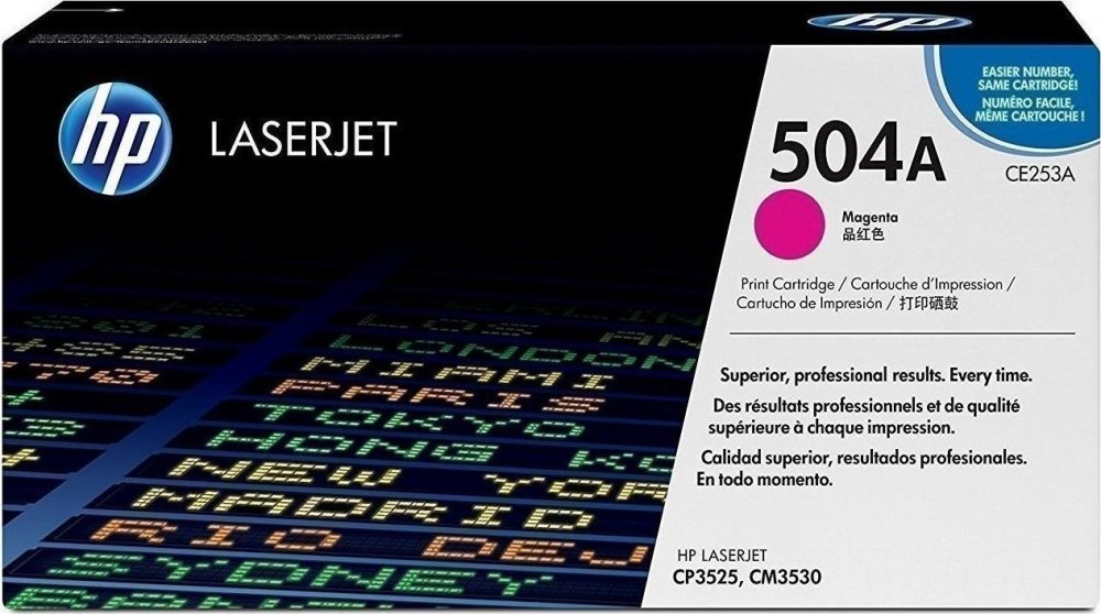 Toner HP CE253Y (504A), 7900 stron, magenta (purpurowy)