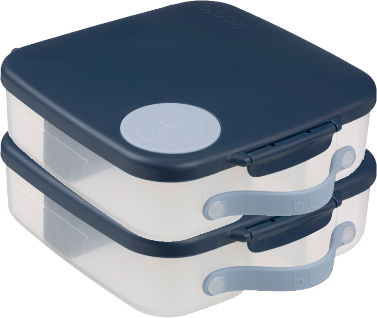 2x Lunchbox B.Box, z wkładem chłodzącym, 2l, Midnight