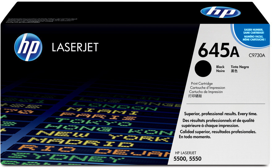 Toner HP 645A (C9730A), 13000 stron, black (czarny)