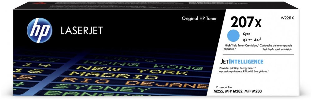 Toner HP 207X (W2211X), 2450 stron, cyan (błękitny)