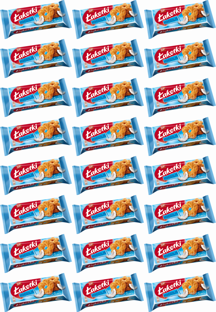 24x Ciastka Mondelez Łakotki, kokosowy, 168g