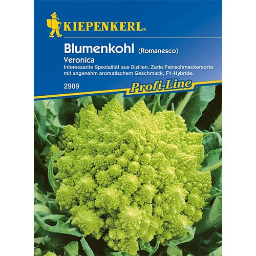 1 pac, Conopidă romanesco Veronica F1 - Semințe: Mod de ambalare: 1 pac