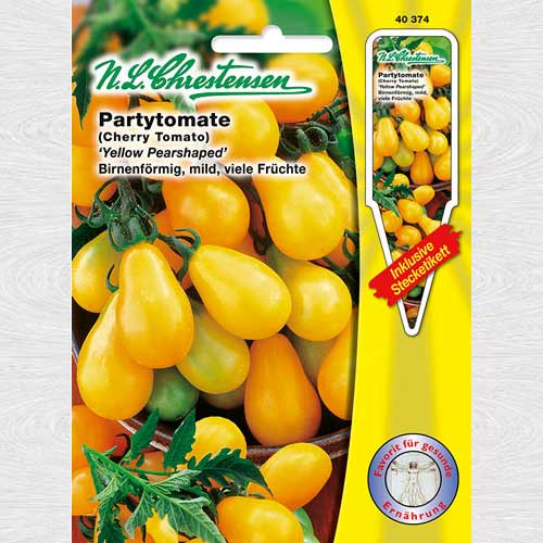 1 pac, Roșie Yellow Pearshaped (Chrestensen) - Semințe: Mod de ambalare: 1 pac