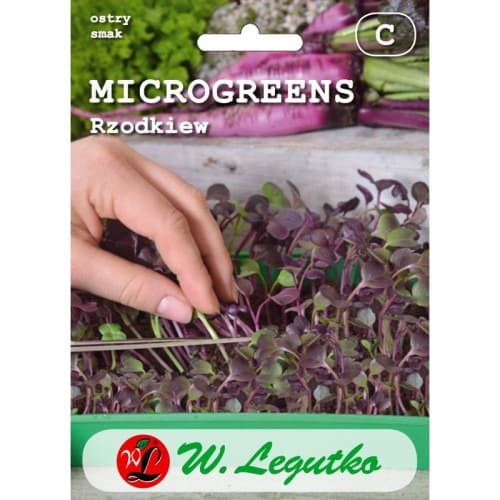 1 szt, Microgreen - Radies - Samen: Ilość w opakowaniu: 3 g