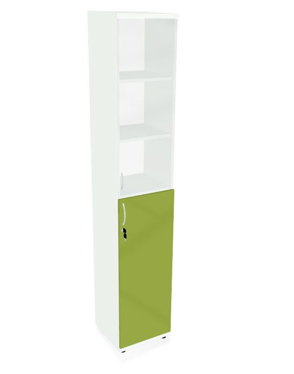 HEBE TS623 regał z witryną lewy 40,2x40x219,5h