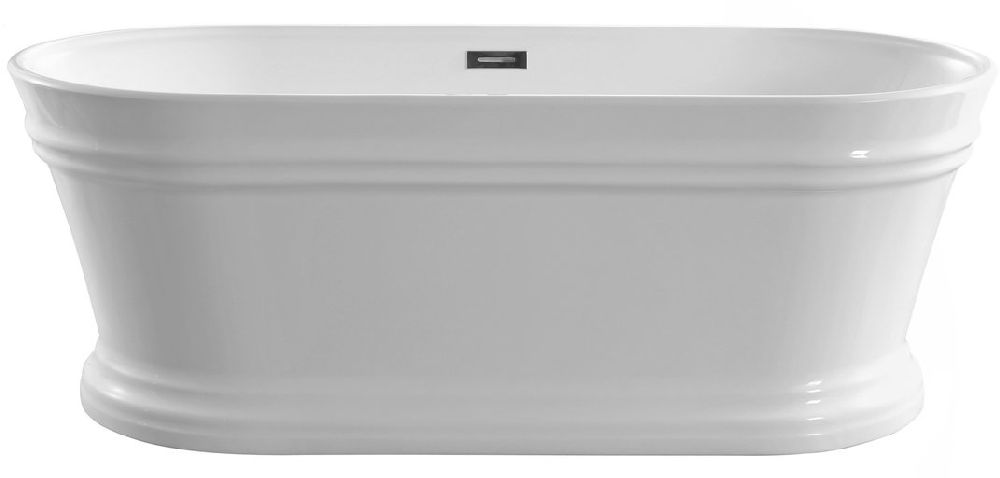 Aqualine Antik wanna wolnostojąca 160x79 cm owalna biała E2679