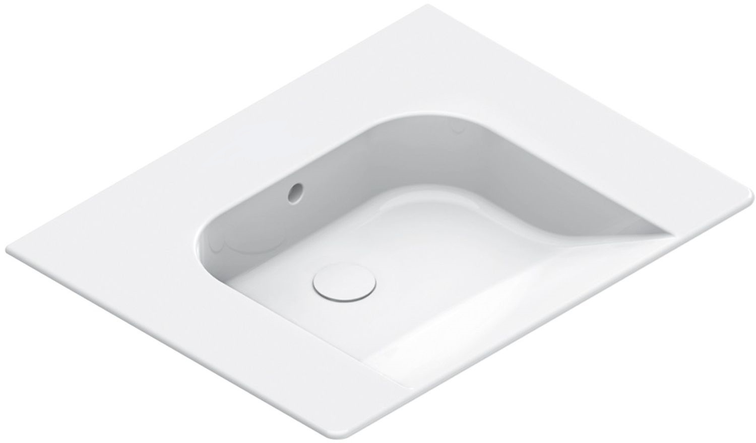 Catalano Comfort umywalka 70x55 cm prostokątna ścienna biała 0920700001