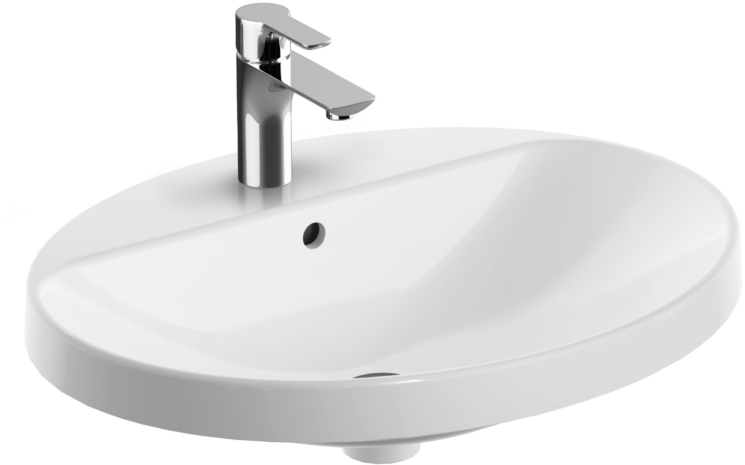 Geberit Variform umywalka 60x48 cm wpuszczana owalna biała 500.724.01.2 - Wysyłka w 24h