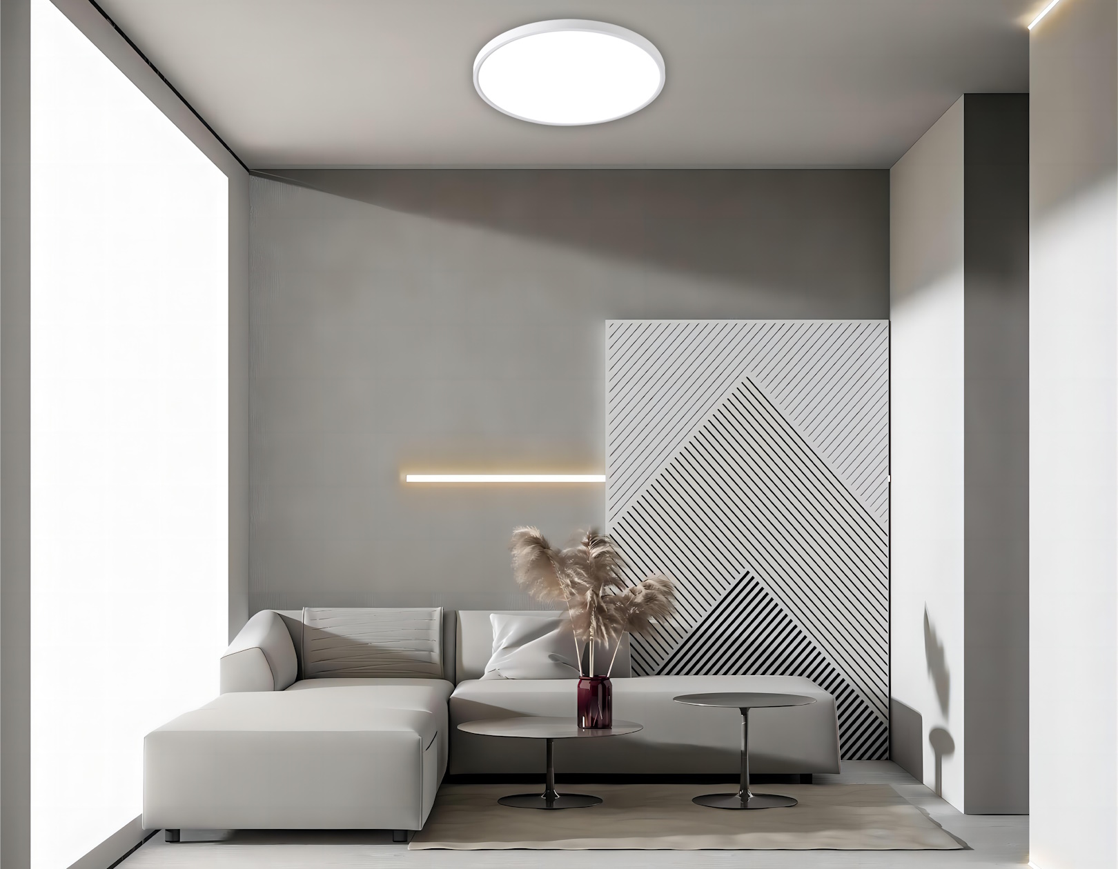 Light Prestige California plafon 1x36 W biały LP-2505/1C-40 WH