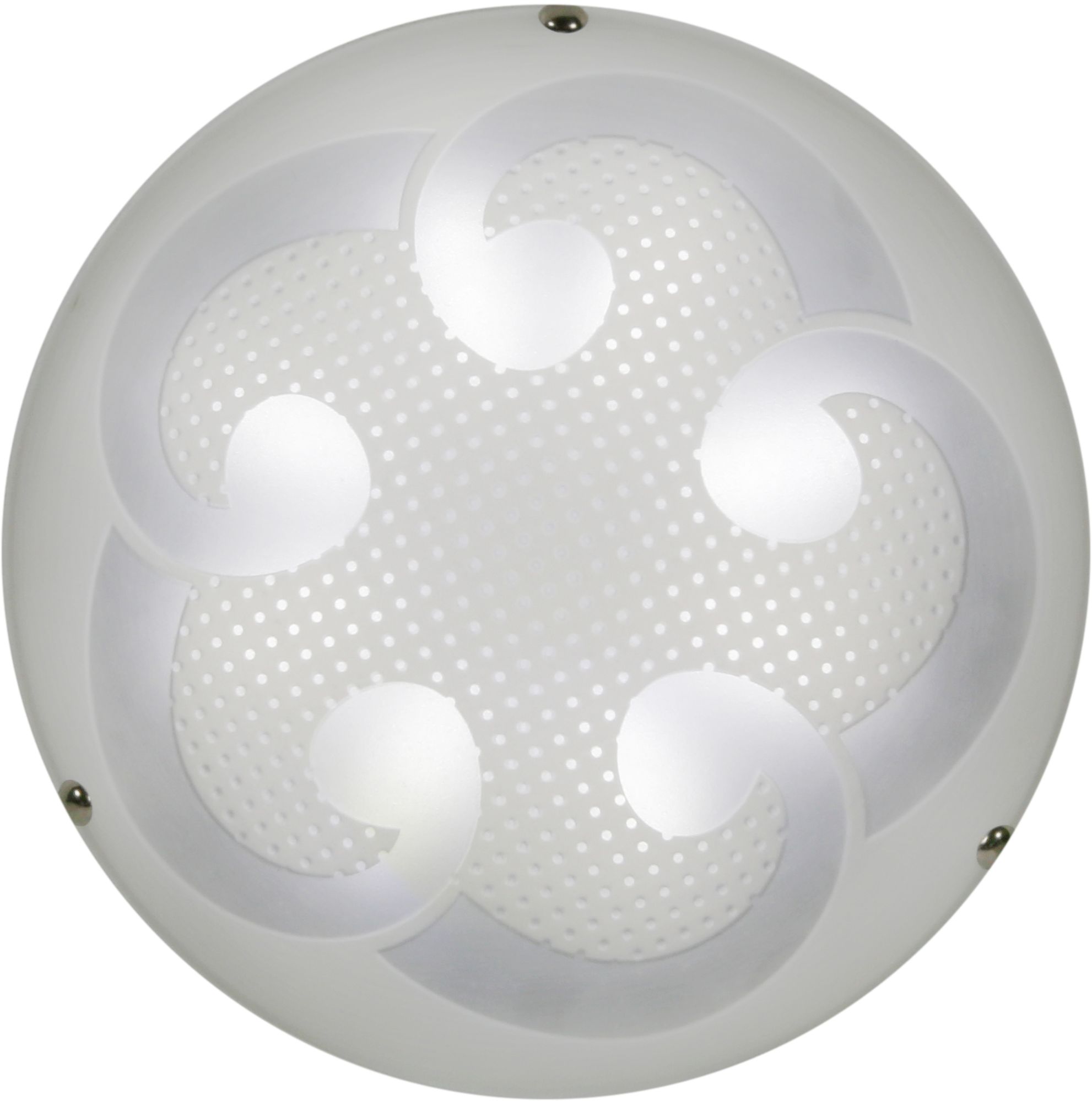 Candellux Monti plafon 1x10W LED biały/chrom 13-54227