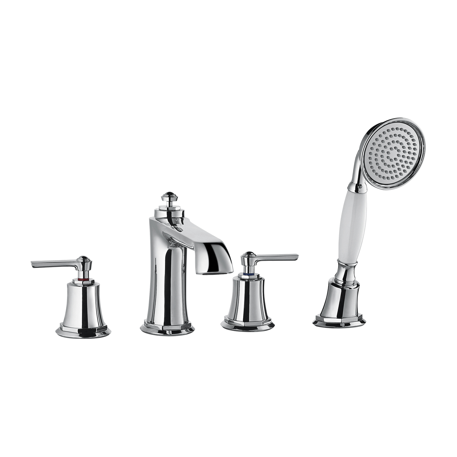 Omnires Armance bateria nawannowo-prysznicowa 4-otworowa chrom AM5232CR - Wysyłka w 24h