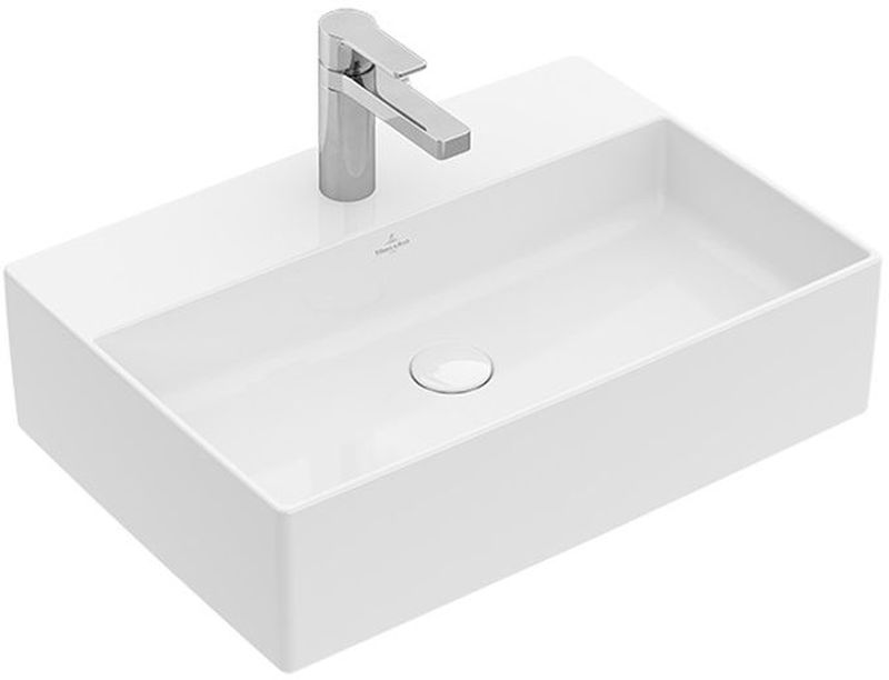 Villeroy & Boch Memento 2.0 umywalka 60x42 cm nablatowa prostokątna Weiss Alpin 4A076101