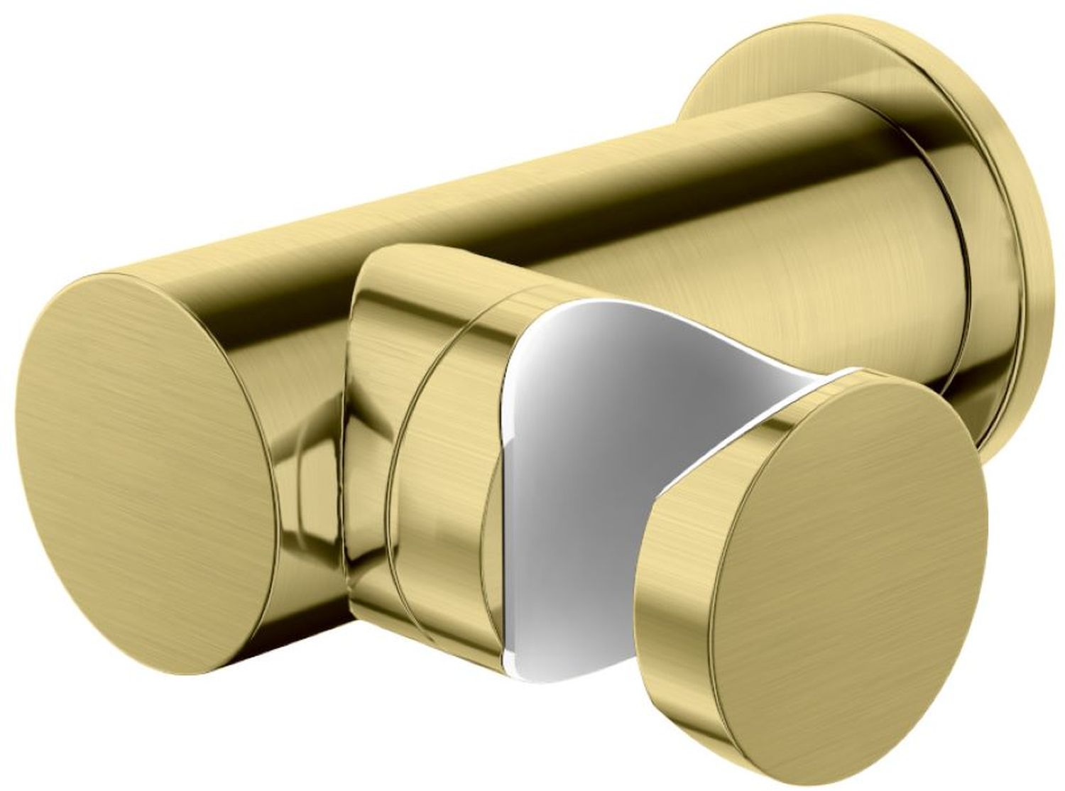 Kohlman Experience Brushed Gold uchwyt prysznicowy złoty szczotkowany QW004EGDB