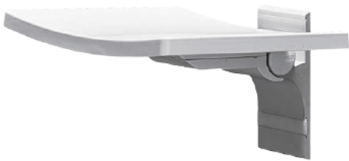 Besco Active siedzisko przysznicowe 32x37 cm uchylne białe SPA