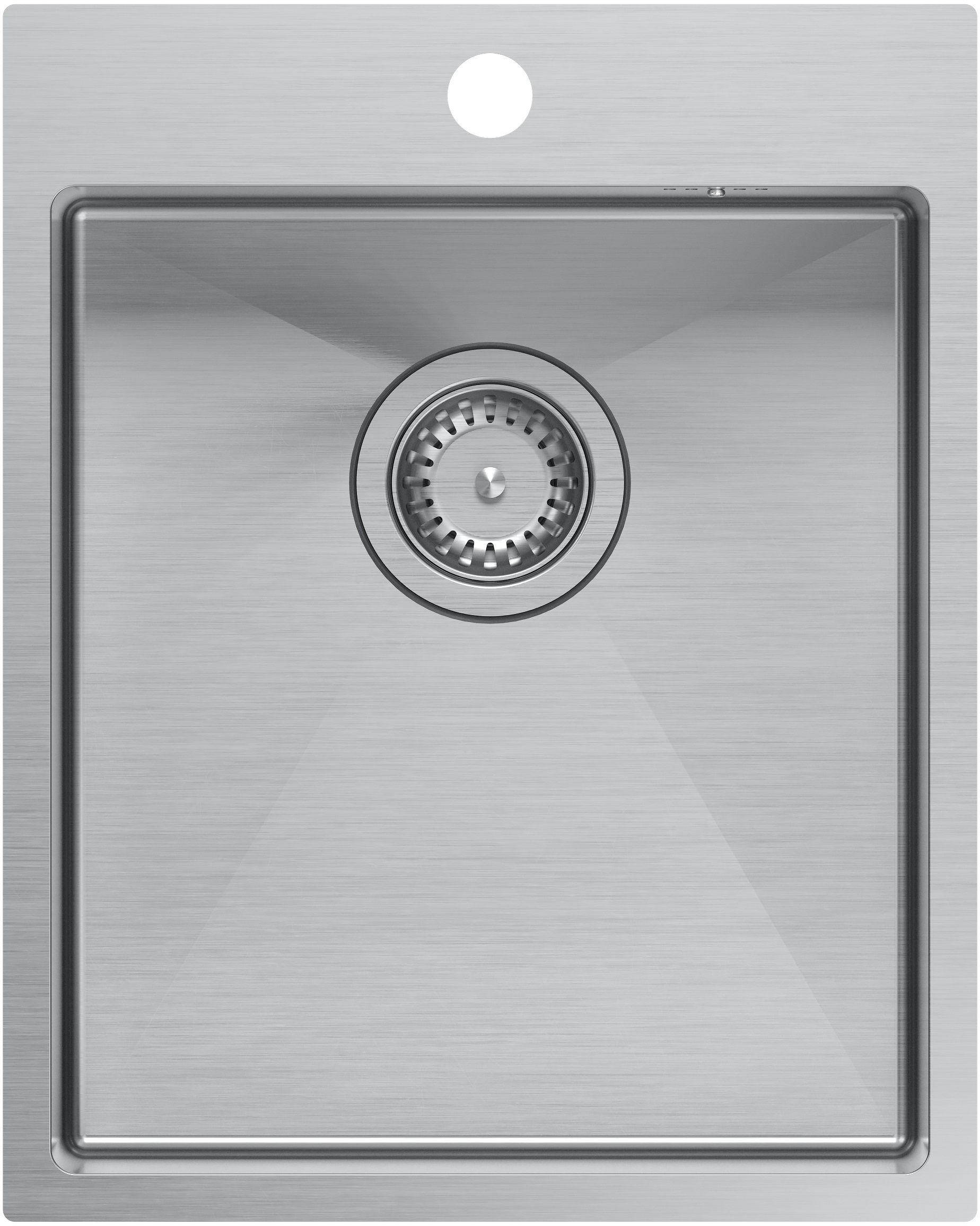 Quadron Russel 90 zlewozmywak stalowy 50x40 cm stal HB4050BS