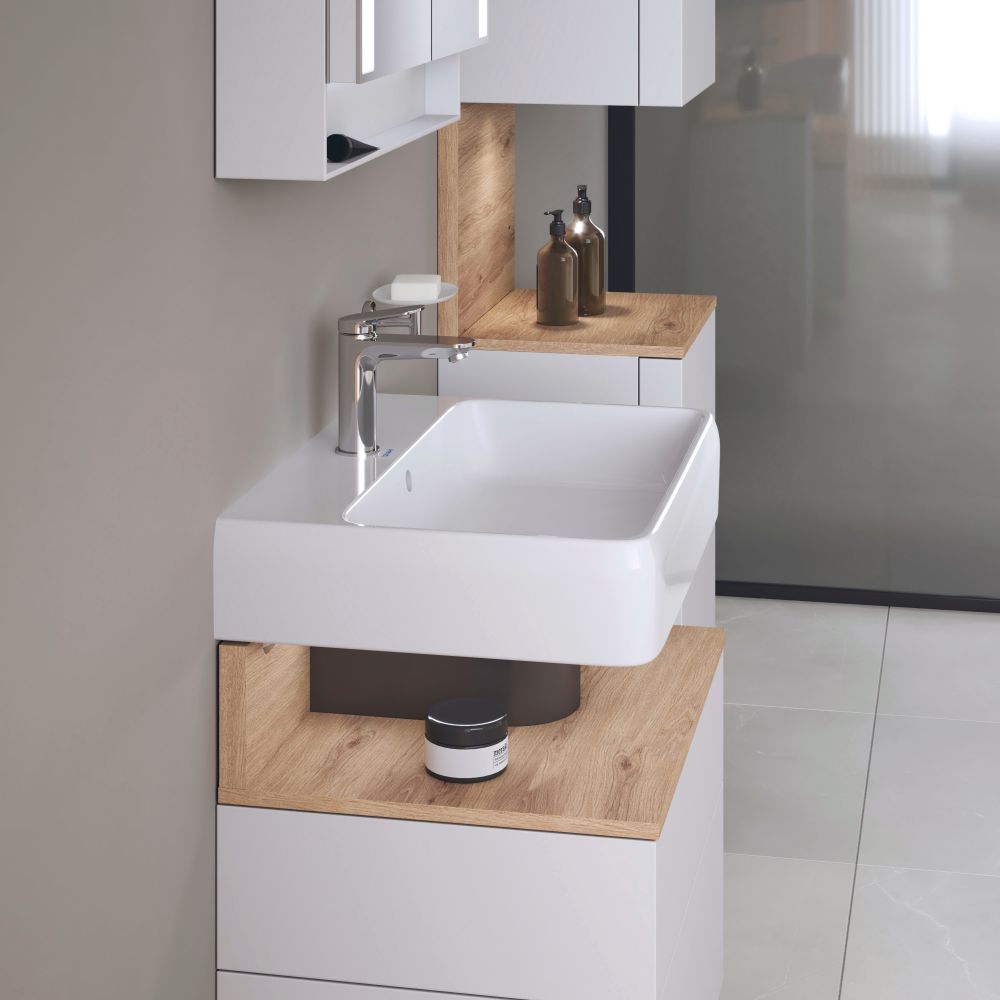 Duravit Qatego umywalka 60x47 cm meblowa prostokątna biały połysk 2382600027
