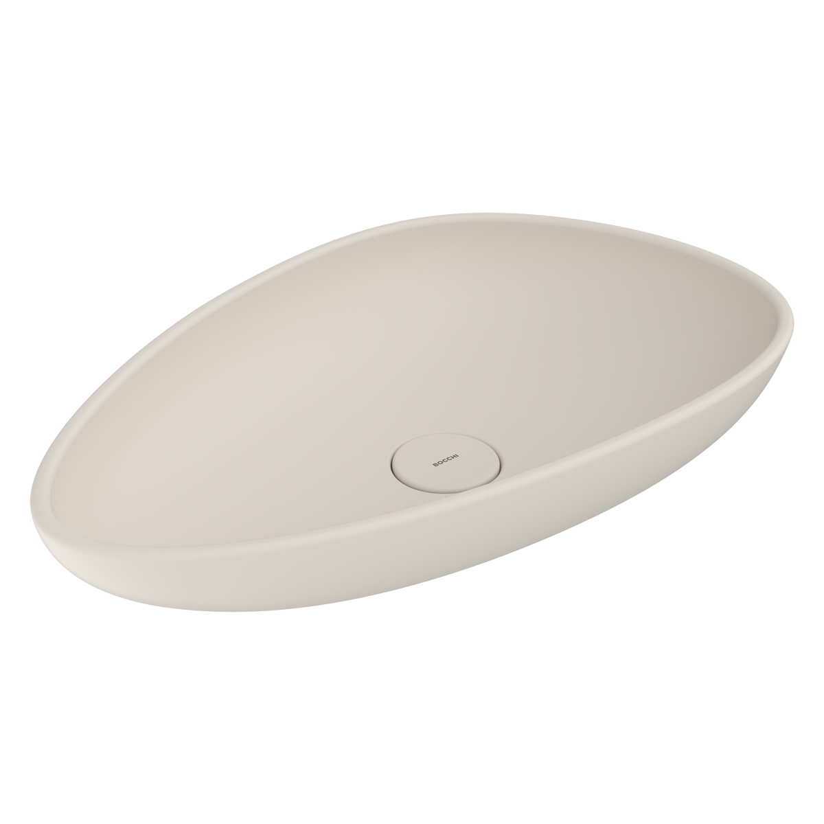 Bocchi Etna umywalka 58x37 cm owalna nablatowa brąz/beż 1114-007-0325 - Wysyłka w 24h
