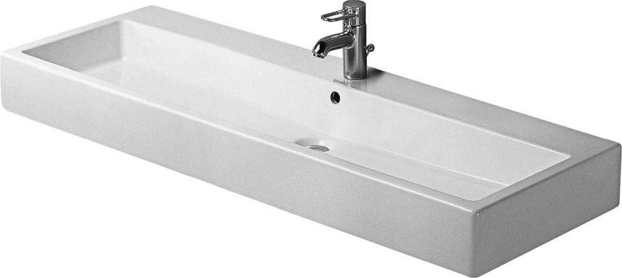 Duravit Vero umywalka 120x47 cm szlifowana prostokątna biała 0454120027