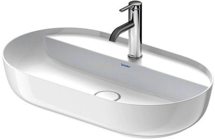 Duravit Luv umywalka 70x40 cm nablatowa owalna WonderGliss biała 03807000001