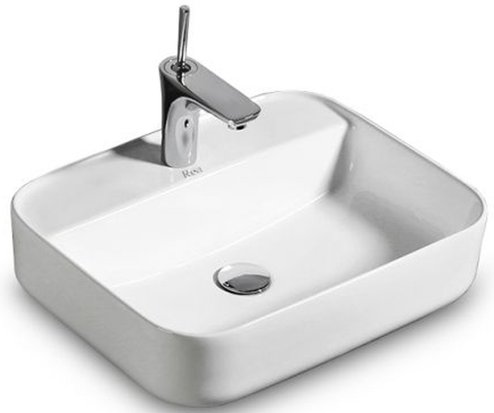 Rea Martina umywalka 51,5x41 cm nablatowa prostokątna biała REA-U6646 - Wysyłka w 24h