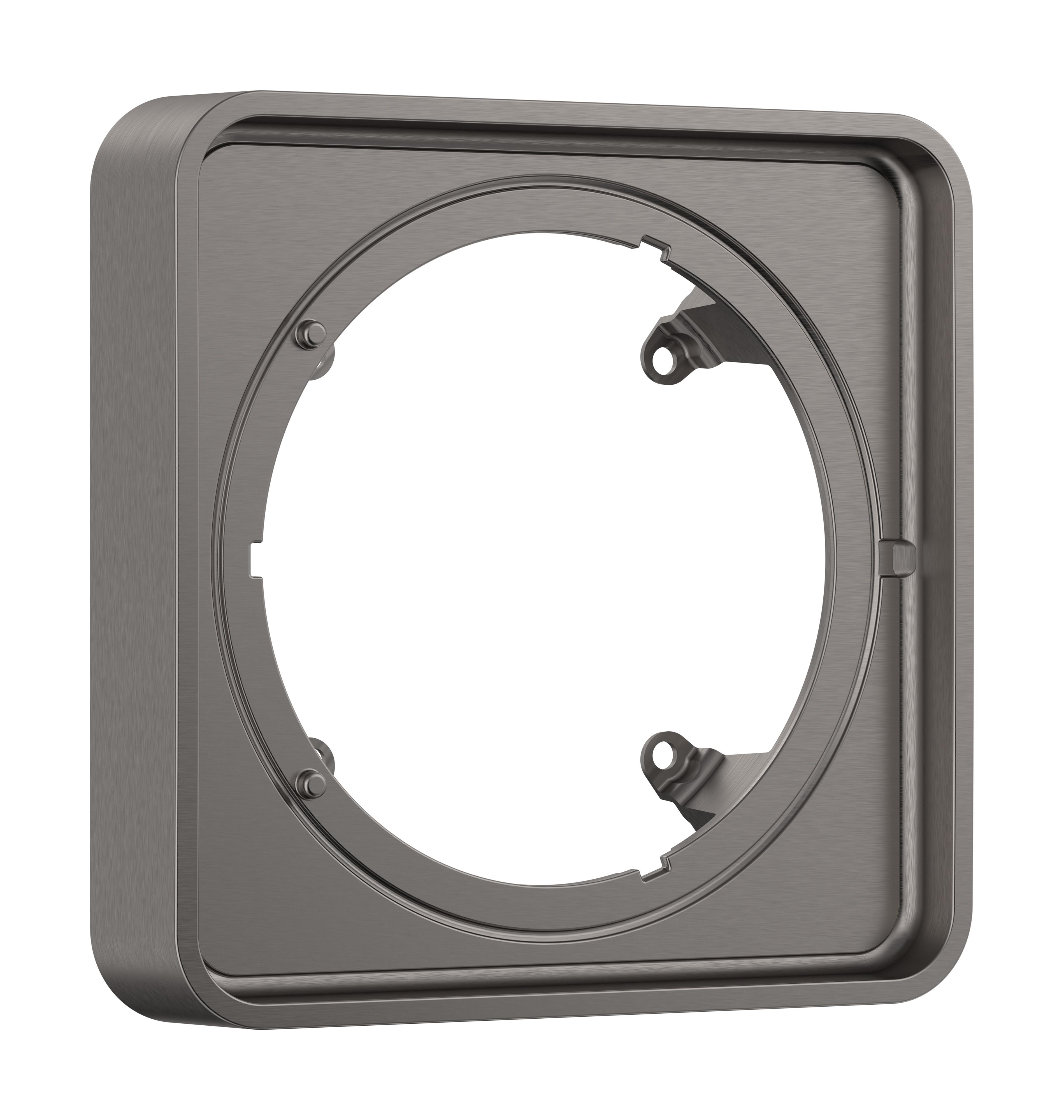 Hansgrohe ShowerSelect Comfort Q rozeta przedłużająca czarny chrom szczotkowany 13618340