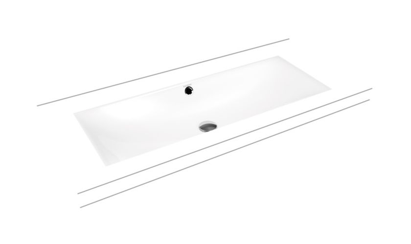 Kaldewei Silenio umywalka 93x39 cm podblatowa model 3048 biała 906106003001