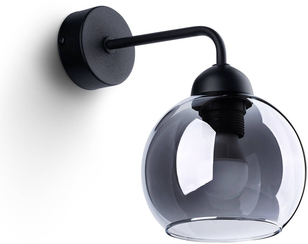 Sollux Lighting Alino kinkiet 1x60W czarny SL.1139