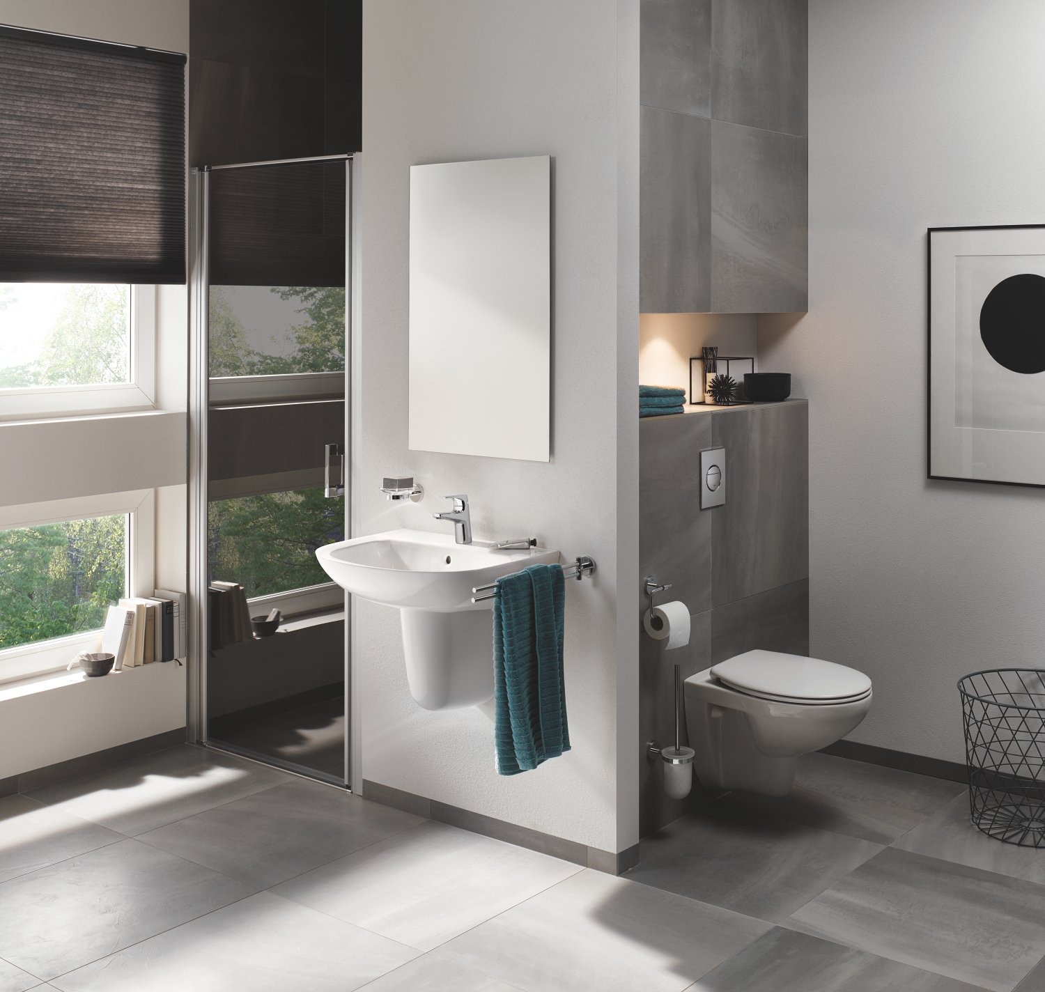 Grohe Bau Ceramic umywalka 60,9x44 cm ścienna biała 39421000 - Wysyłka w 24h