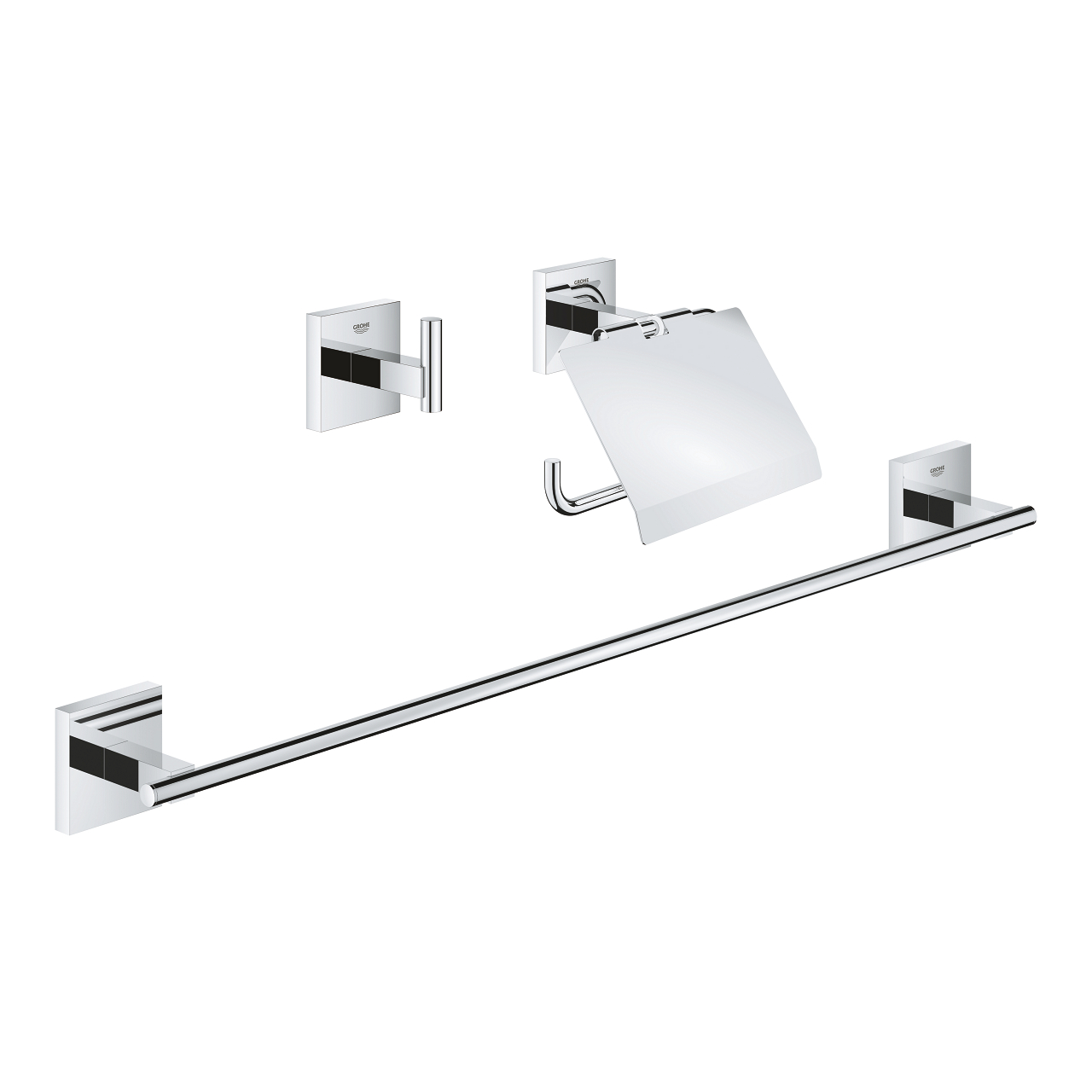 Grohe Start Cube zestaw akcesoriów łazienkowych chrom 41124000 - Wysyłka w 24h