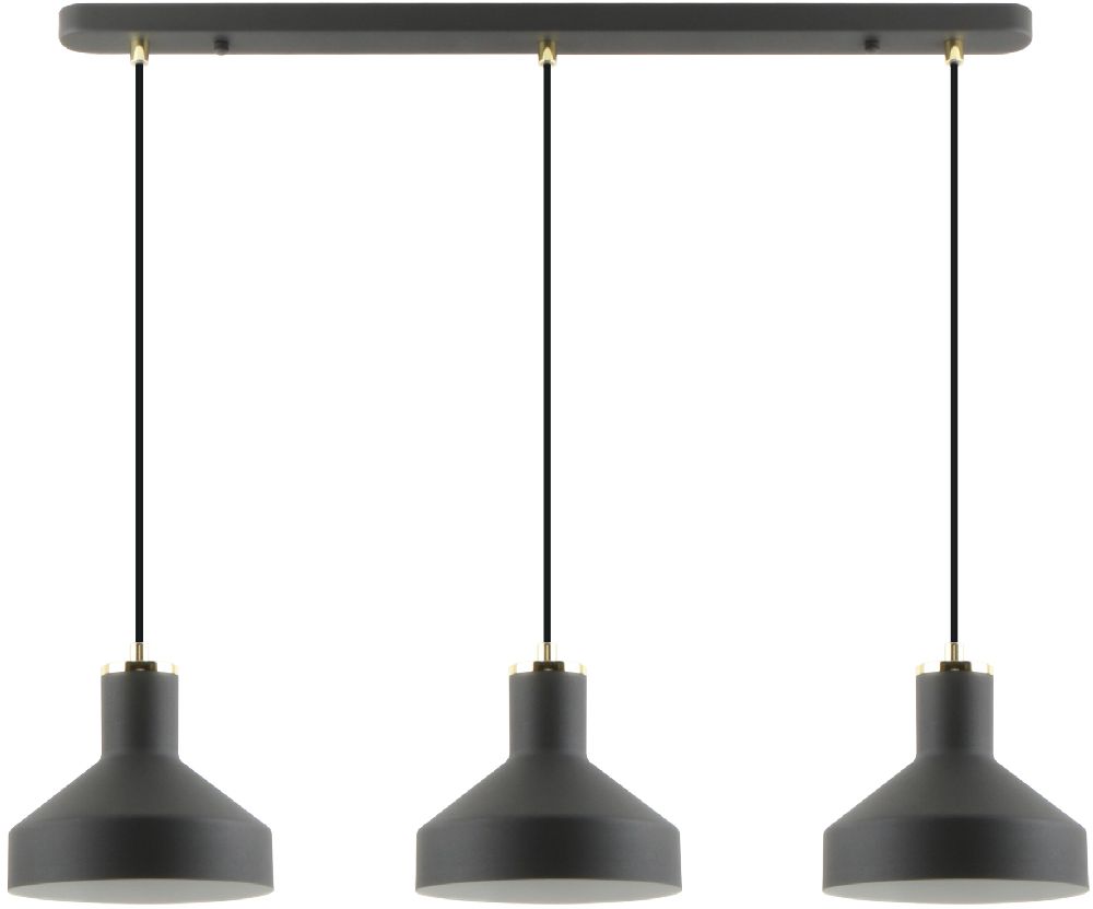 Zuma Line Sigma lampa wisząca 3x40 W czarna A8016S-3A