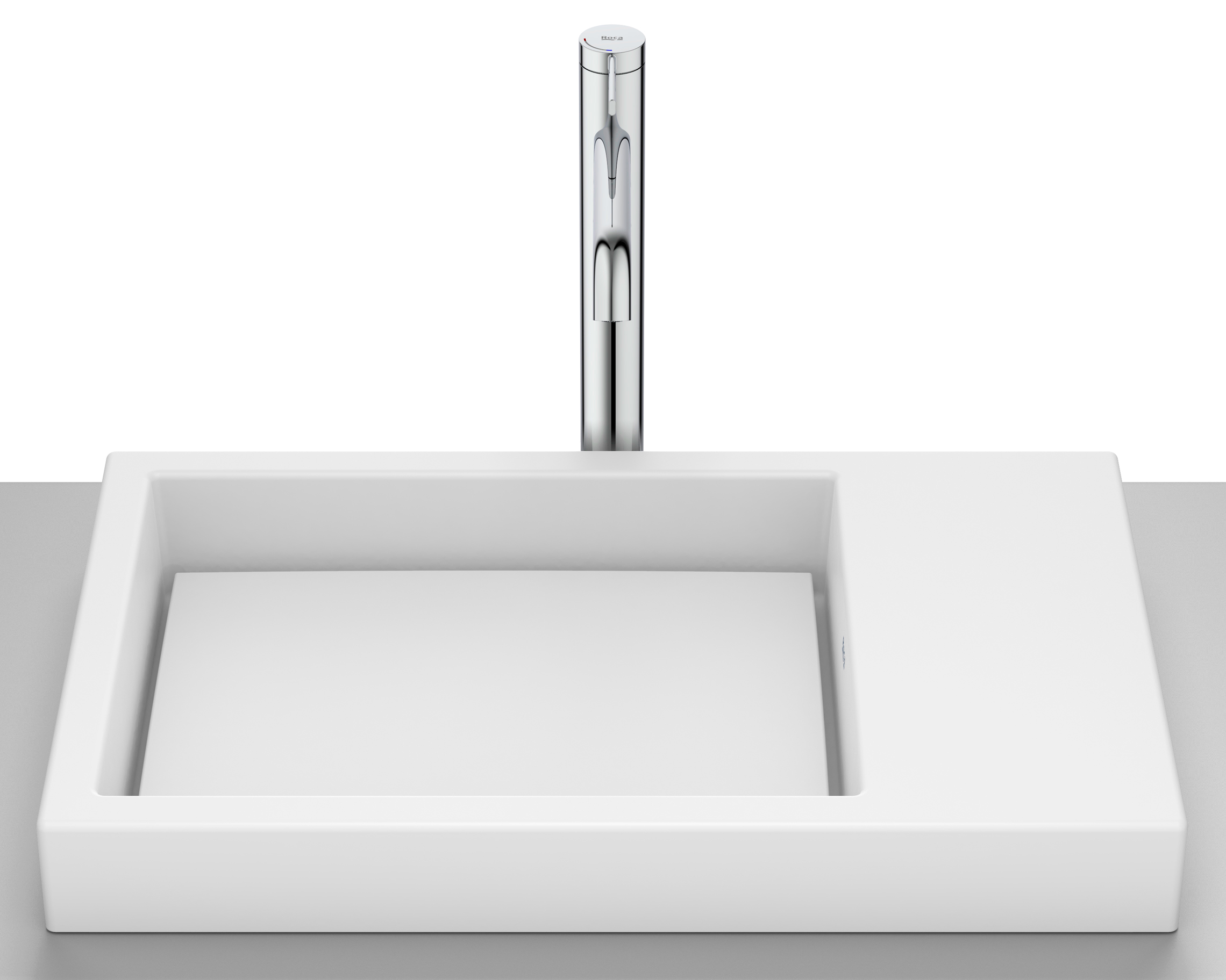 Roca Horizon umywalka 60x38 cm wpuszczana biała A32727562B