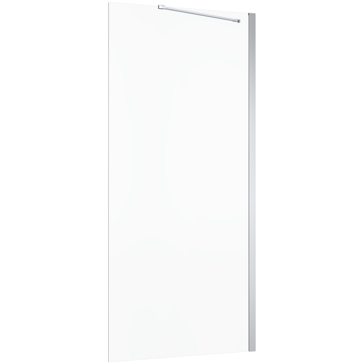 Oltens Trana ścianka prysznicowa 80 cm chrom połysk/szkło przezroczyste 22102100 - Wysyłka w 24h