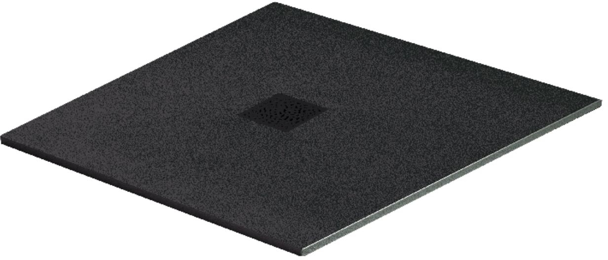 Excellent Arda brodzik 90x90 cm kwadratowy czarny BREX.1502.090.090.BLN