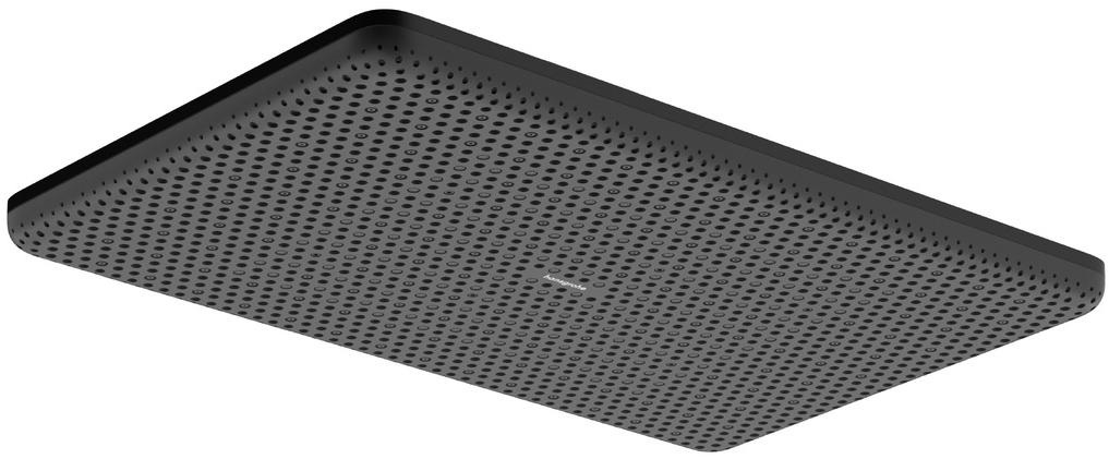 Hansgrohe Raindance Alive Q deszczownica 34,3x21,4 cm prostokątna czarny mat 24530670