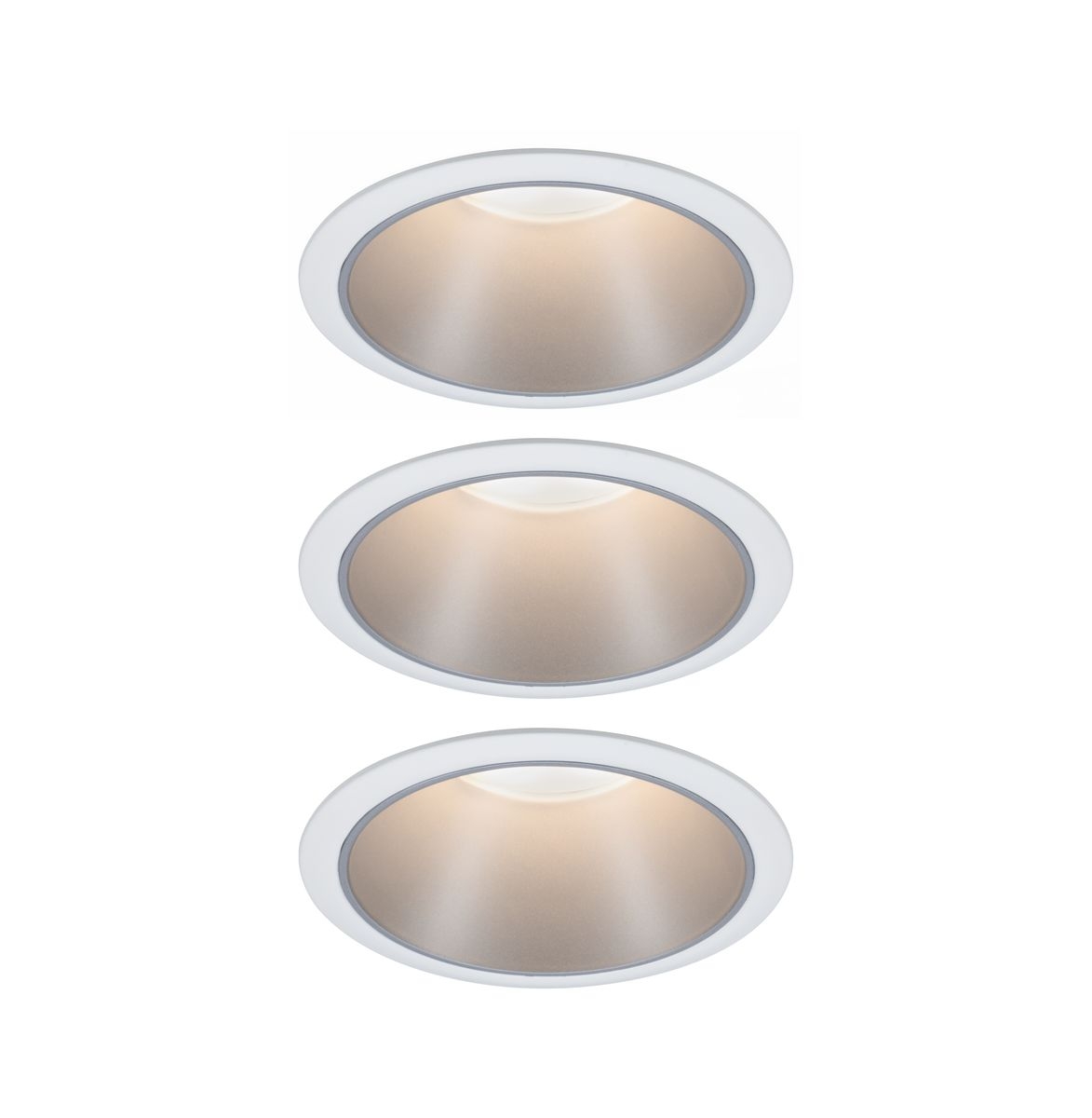 Paulmann Cole Coin lampa do zabudowy 3x6,5W biały/srebrny 93410 - Wysyłka w 24h