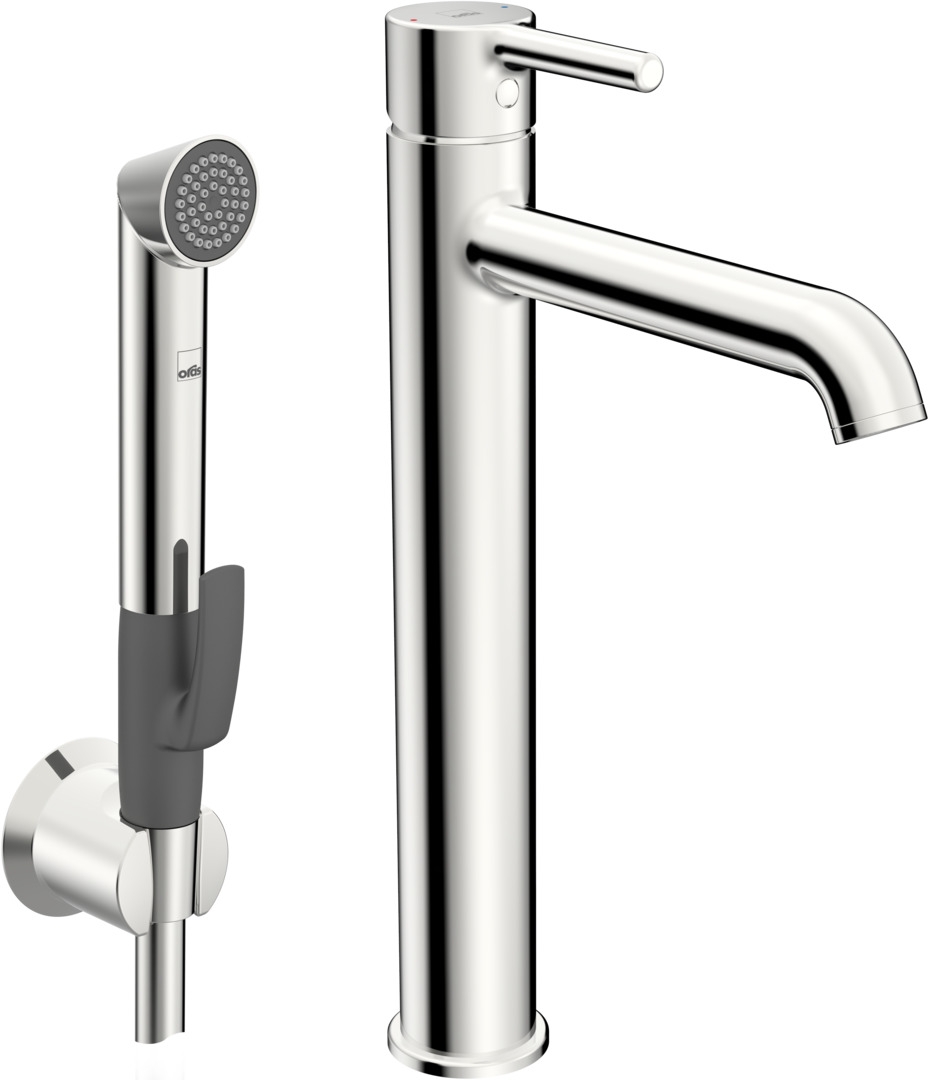 Oras Optima Style bateria umywalkowa stojąca ze słuchawką typu bidetta chrom 2602FH - Wysyłka w 24h