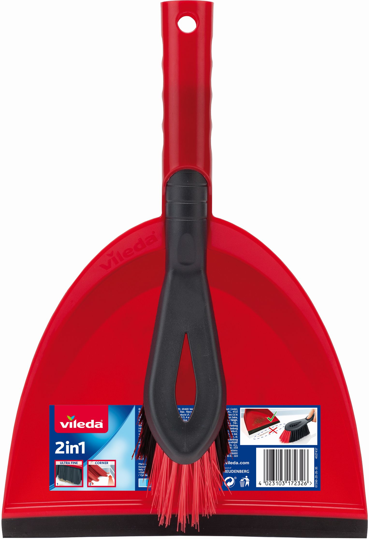 Vileda 2w1 szufelka z miotełką 141742 - Wysyłka w 24h