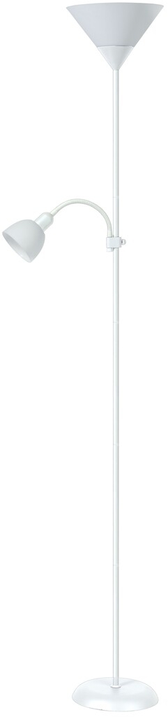 Rabalux Action lampa stojąca 1x100W/1x25W biała 4061 - Wysyłka w 24h