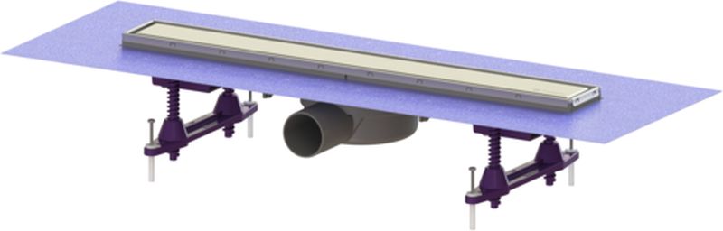 Kessel Linearis Compact odpływ liniowy prysznicowy 55 cm stal nierdzewna 45600.61M