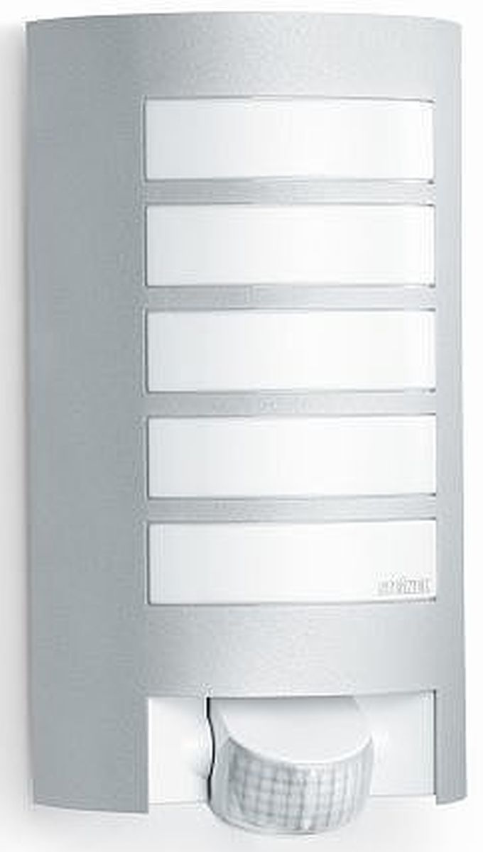 Steinel L 12 kinkiet zewnętrzny 1x60W z czujnikiem ruchu aluminium/biały ST657918