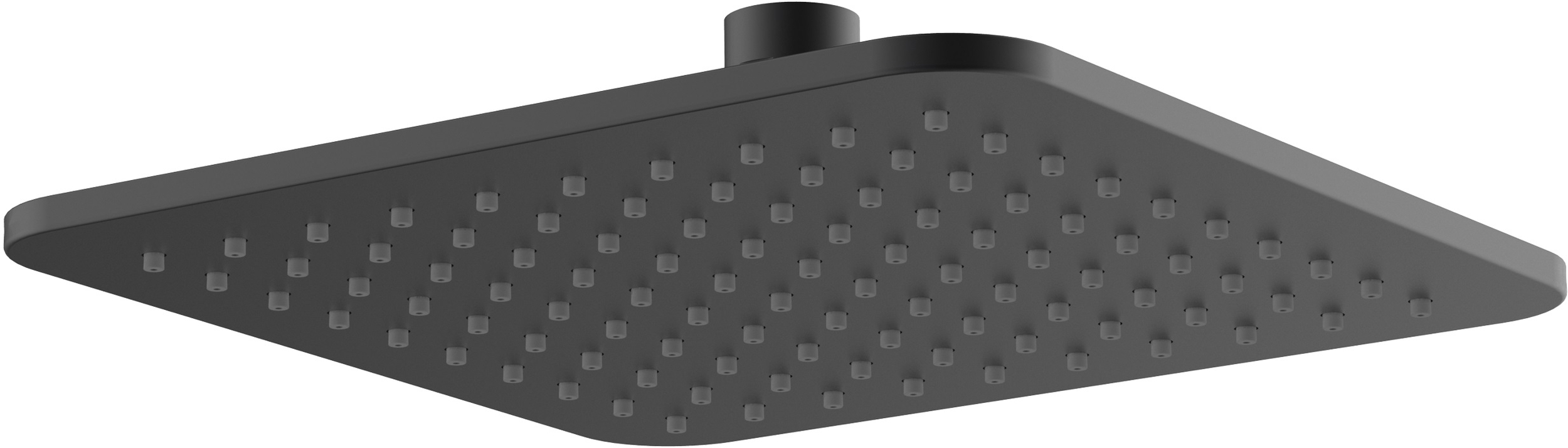 Omnires SlimLine deszczownica 20 cm kwadratowa czarny mat WG220/OBL