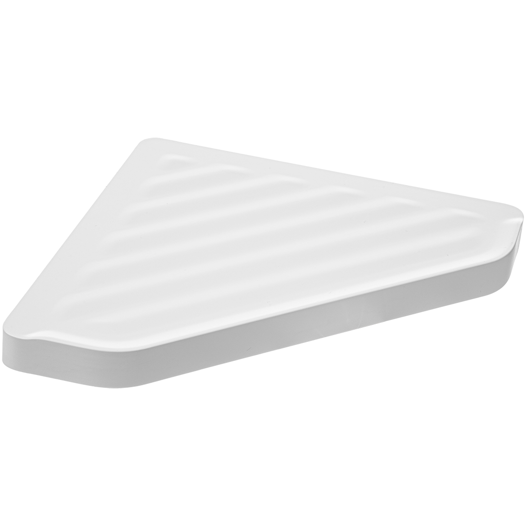 Kuchinox Apo półka łazienkowa 20 cm narożna płaska biały mat AKA603T