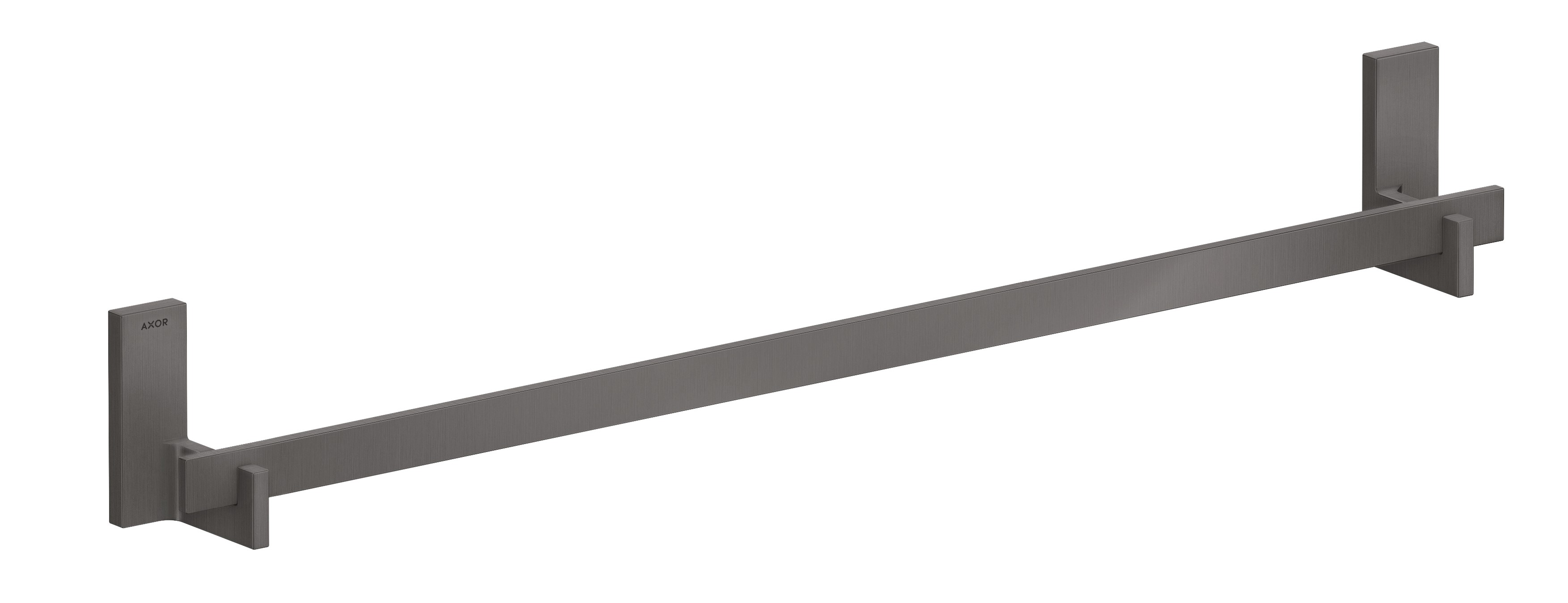 Axor Universal Rectangular drążek na ręcznik 84 cm czarny chrom szczotkowany 42683340