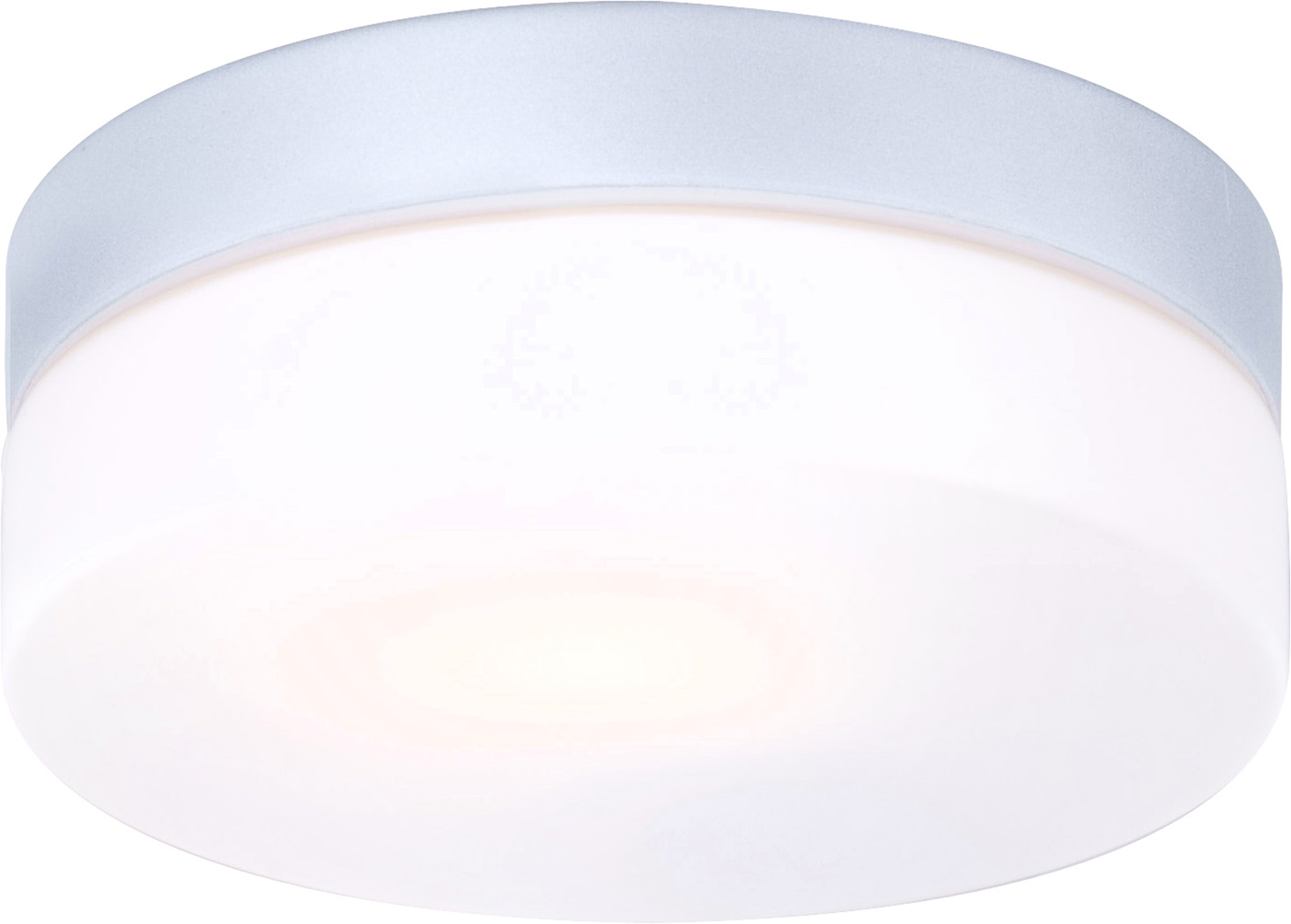 Globo Lighting Vranos plafon zewnętrzny 1x60W srebrny metalik/szkło opalowe 32111 - Wysyłka w 24h