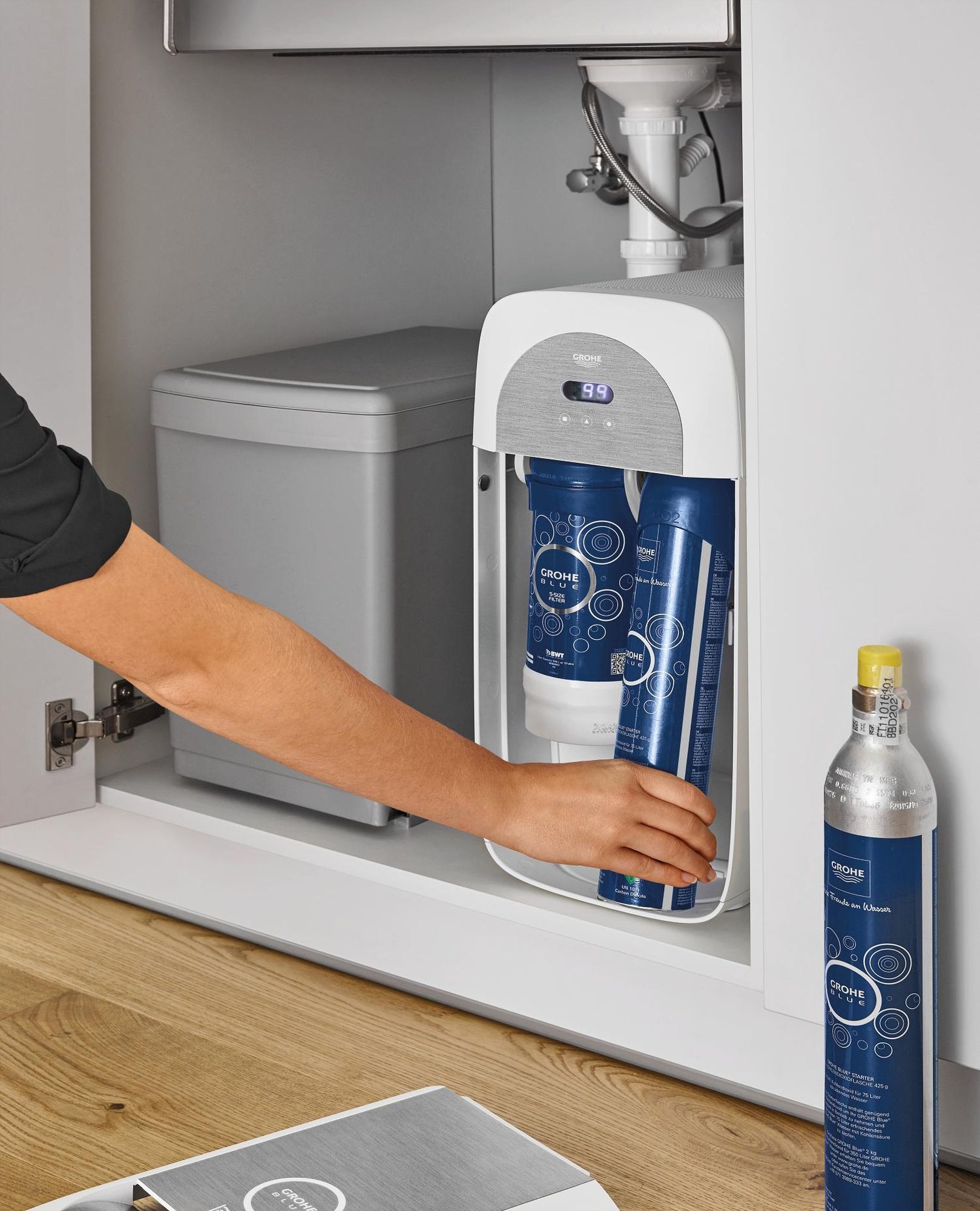 Grohe Blue butle CO2 zestaw startowy 4 szt 40422000 - Wysyłka w 24h