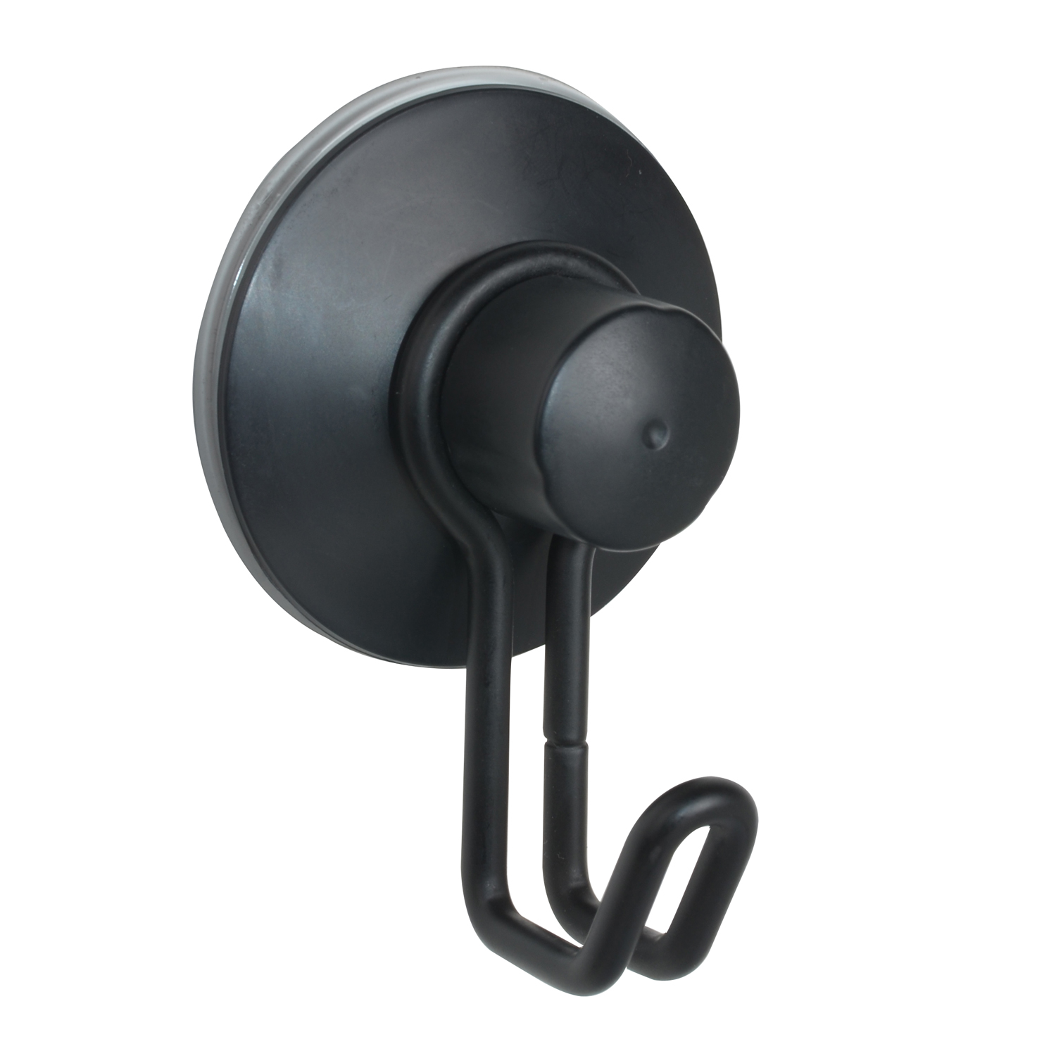YokaHome Dexi wieszak łazienkowy na przyssawkę czarny CH.DEXI-H1-BLK