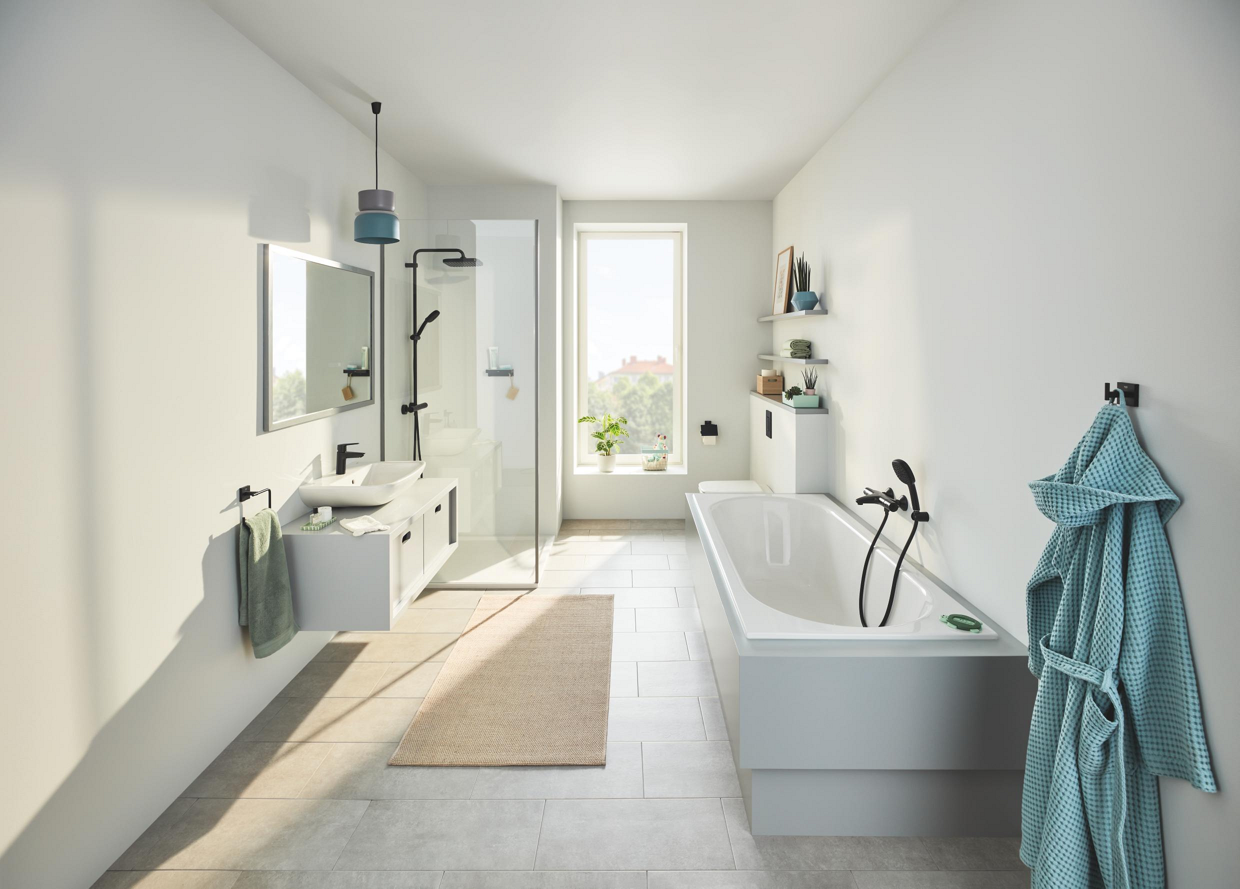 Grohe Start Cube wieszak na ręcznik czarny mat 409752430 - Wysyłka w 24h